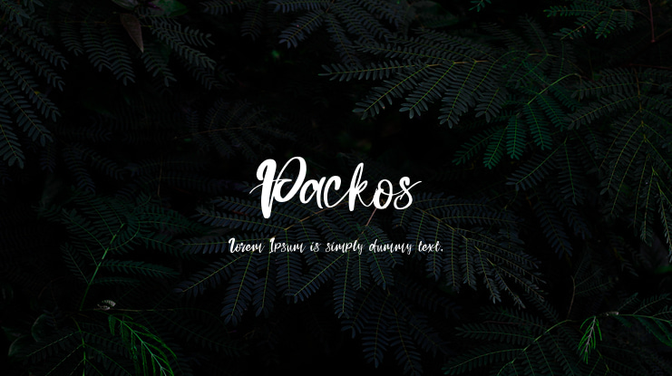 Packos Font