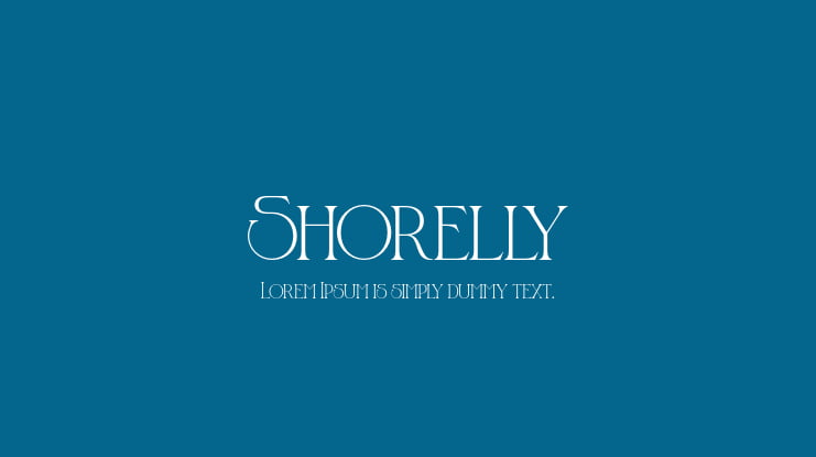 Shorelly Font