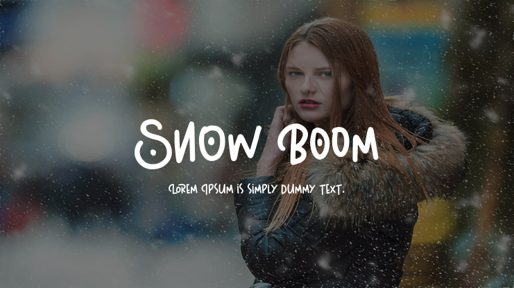 Snow Boom Font Family