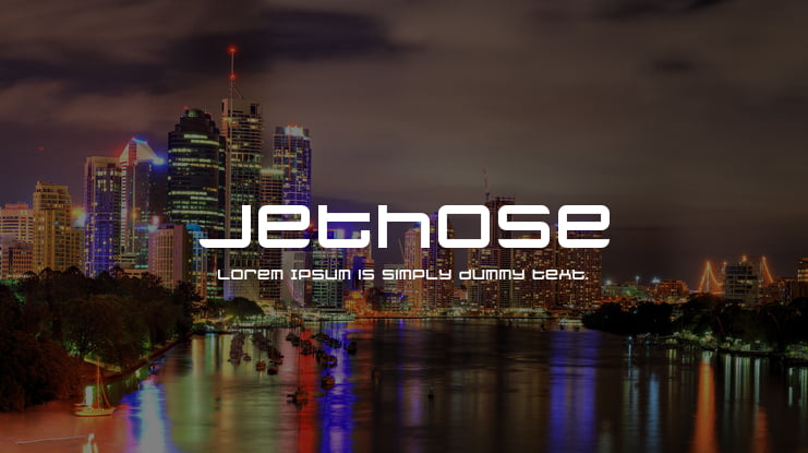 Jethose Font Family