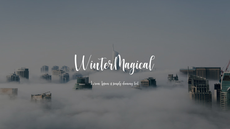 WinterMagical Font