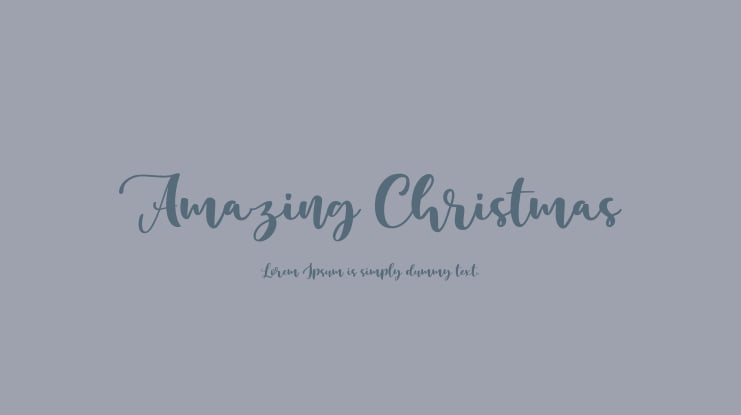 Amazing Christmas Font