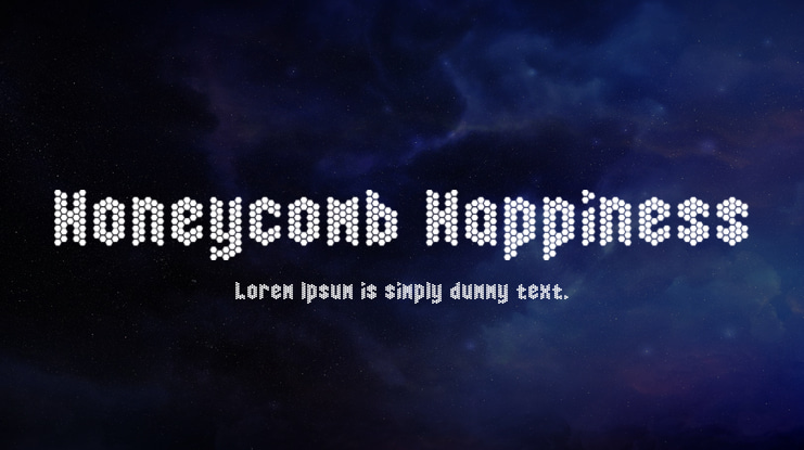 Honeycomb Happiness Font