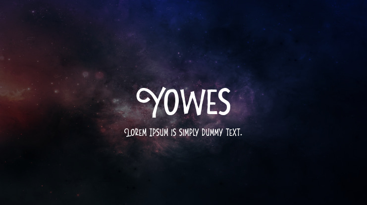 Yowes Font