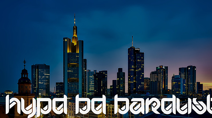 HYPD BD Bardust Remix Font