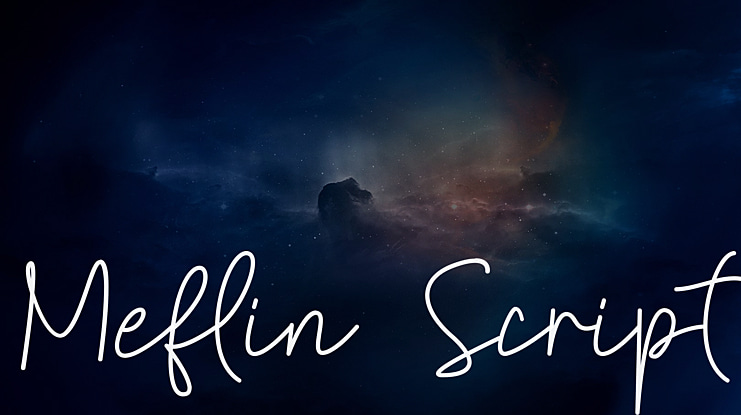Meflin Script Font
