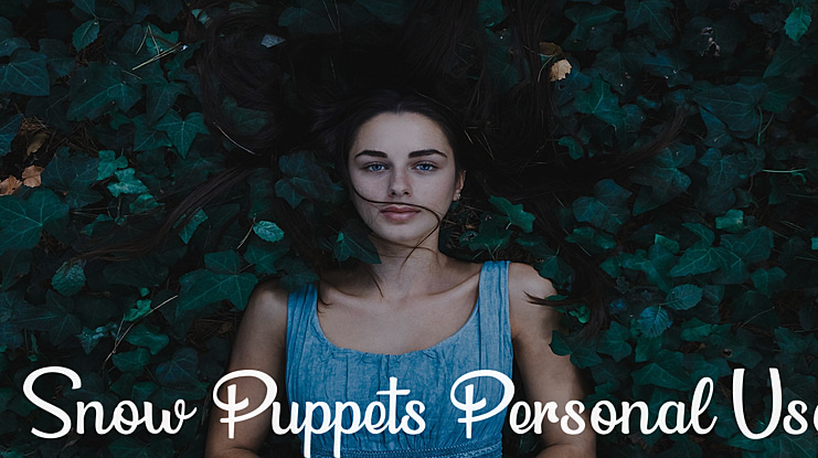 Snow Puppets Personal Use Font