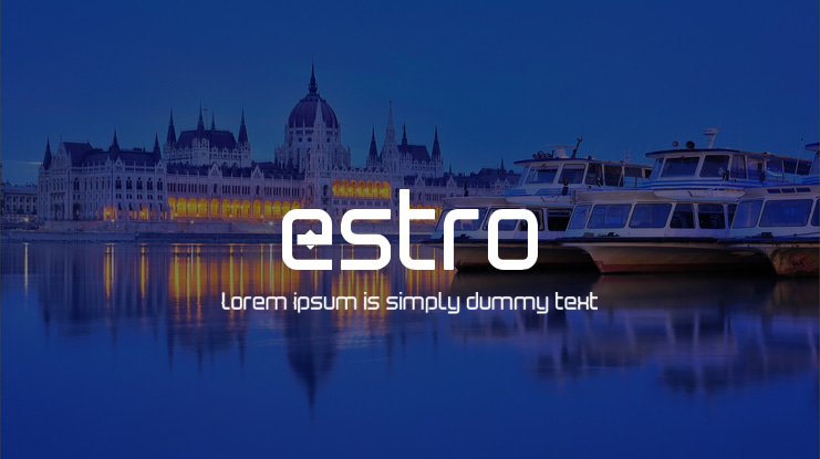 Estro1 Font