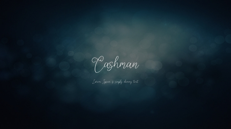 Cashman Font