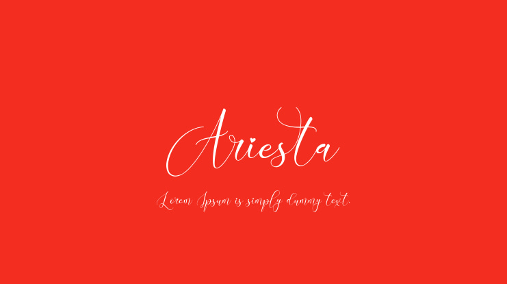 Ariesta Font Family