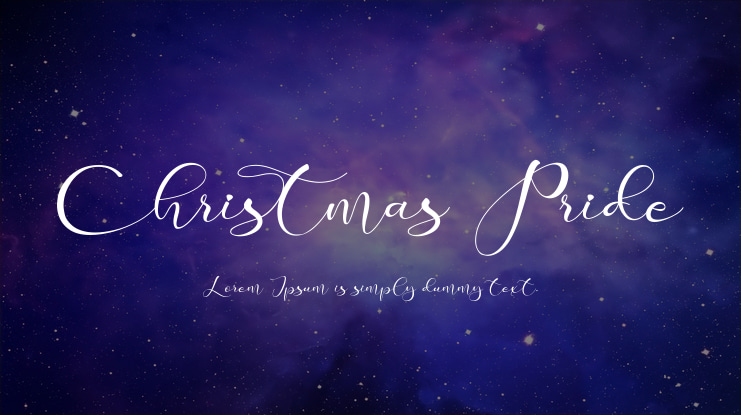 Christmas Pride Font Family