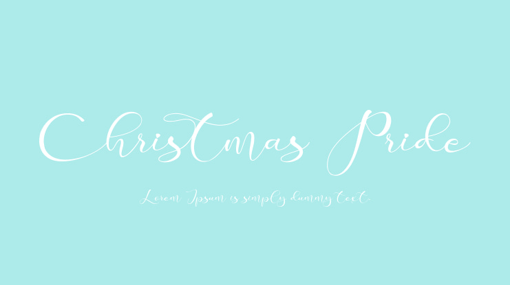 Christmas Pride Font Family