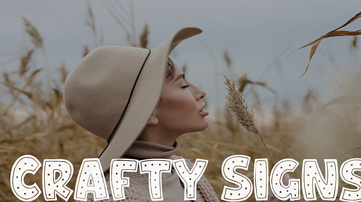 Crafty Signs Font
