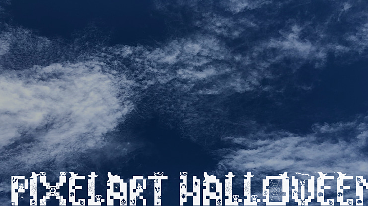 PIXELART HALLOWEEN Font Family