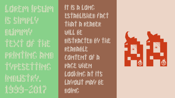 PIXELART HALLOWEEN Font Family