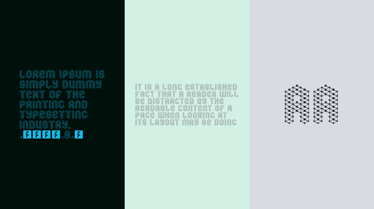 Molecular Complex Font