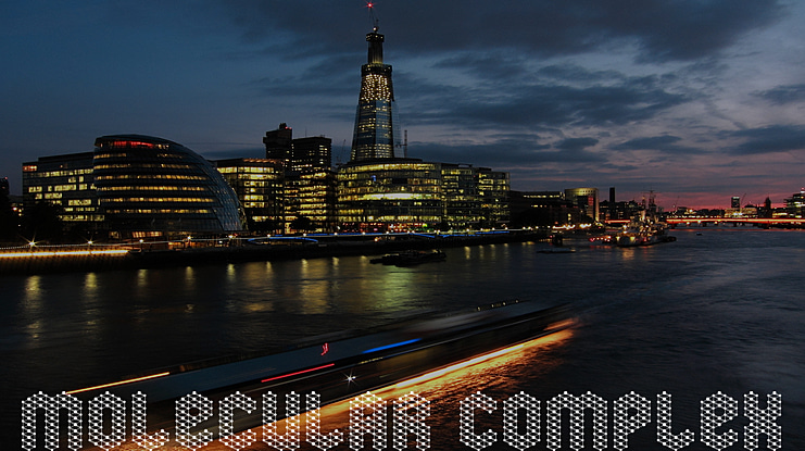 Molecular Complex Font