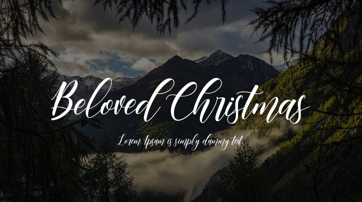 Beloved Christmas Font