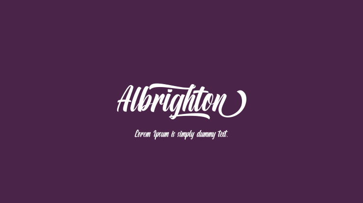 Albrighton Font