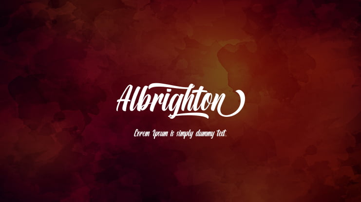 Albrighton Font