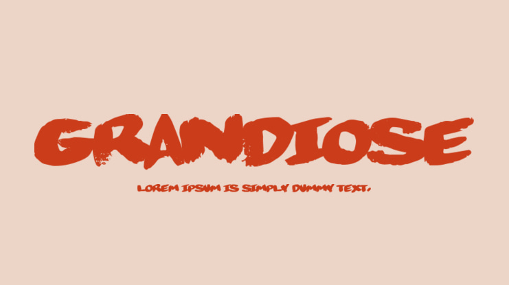 Grandiose Font