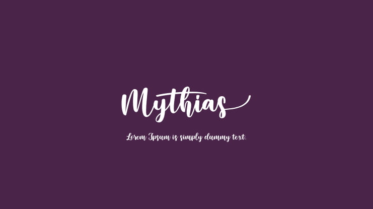 Mythias Font