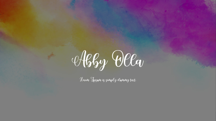 Abby Olla Font
