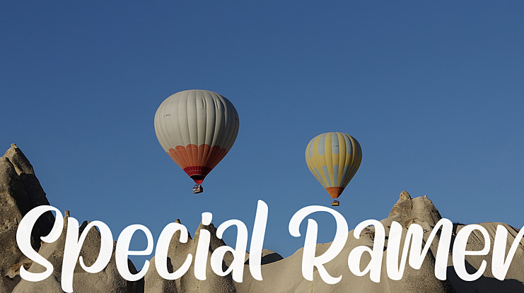 Special Ramen Font