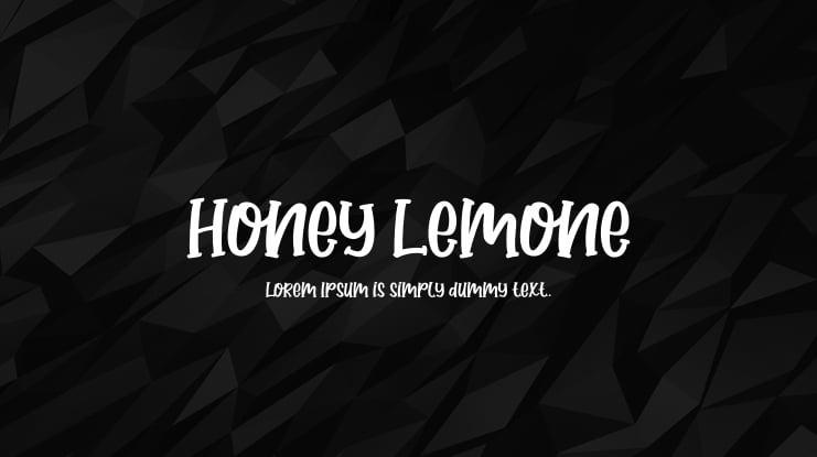 Honey Lemone Font