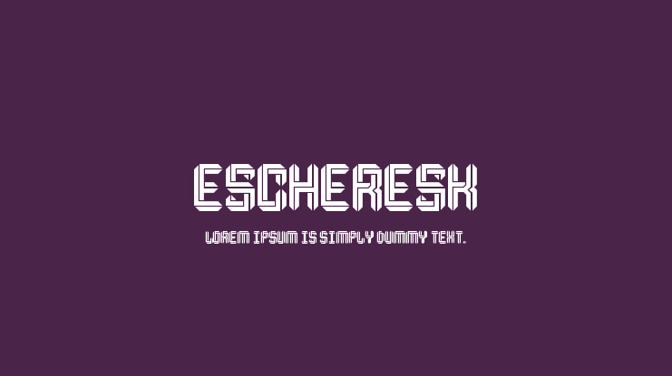 Escheresk Font