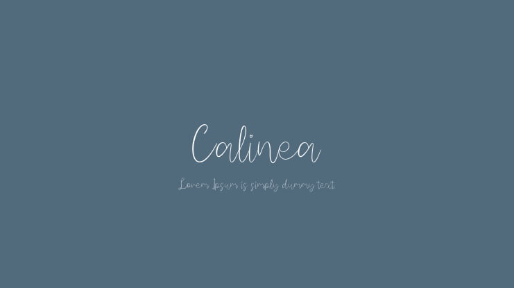 Calinea Font