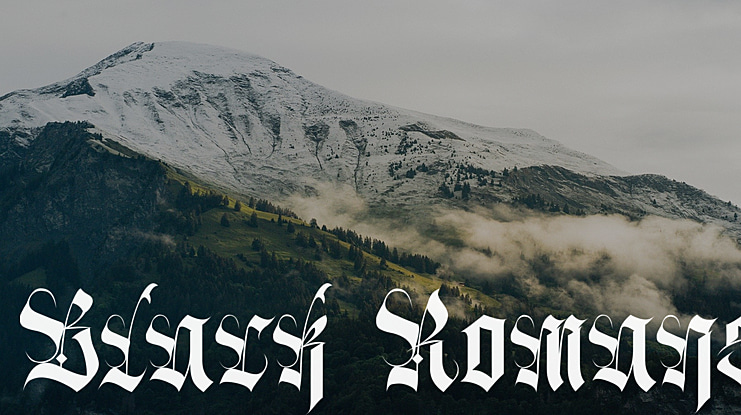 Black Romans Font