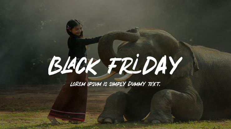 BLACK FRIDAY Font
