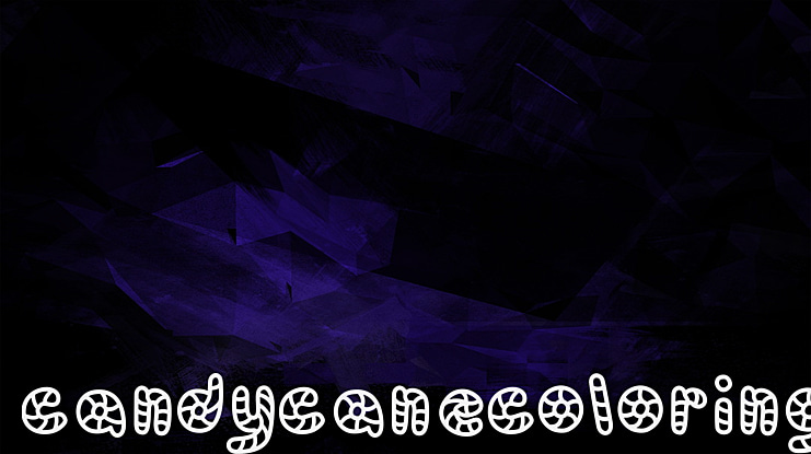 candycanecoloring Font