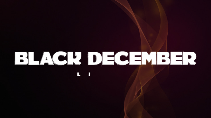 BLACK DECEMBER Font