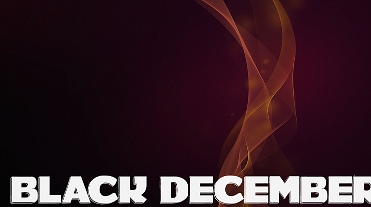 BLACK DECEMBER Font