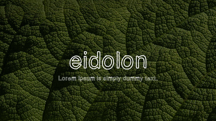 eidolon Font