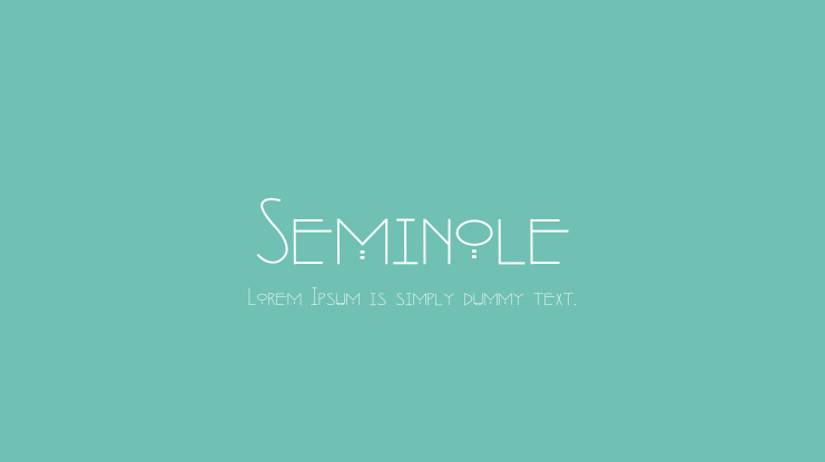 Seminole Font