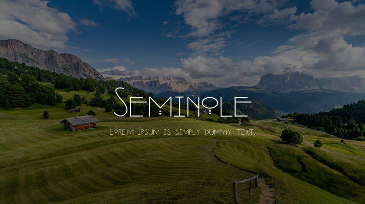 Seminole Font