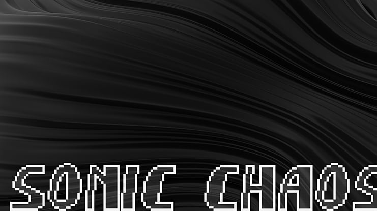Sonic Chaos Font