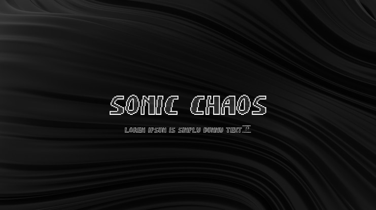 Sonic Chaos Font