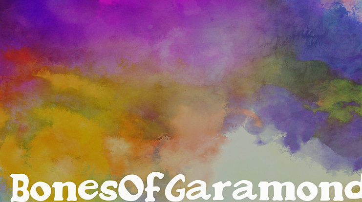 BonesOfGaramond Font