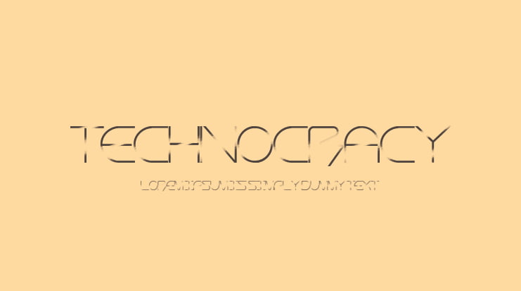 Technocracy Font