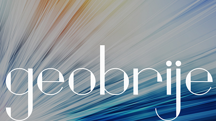 Geobrijel Font