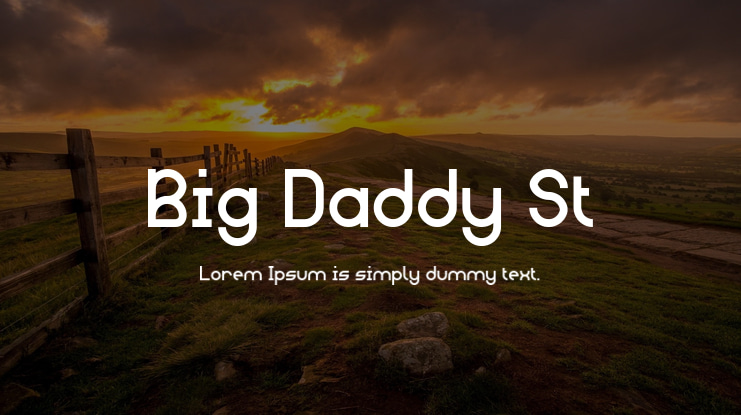 Big Daddy St Font