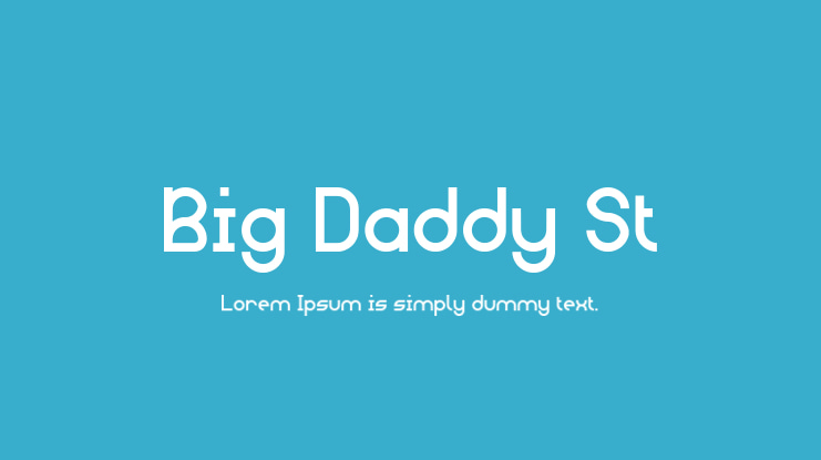 Big Daddy St Font