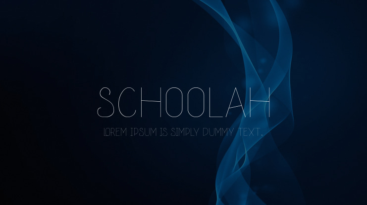 schoolah Font