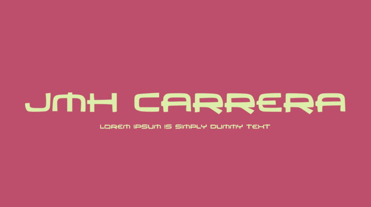 JMH Carrera Font