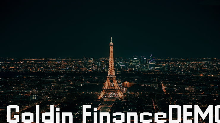 Goldin FinanceDEMO Font Family