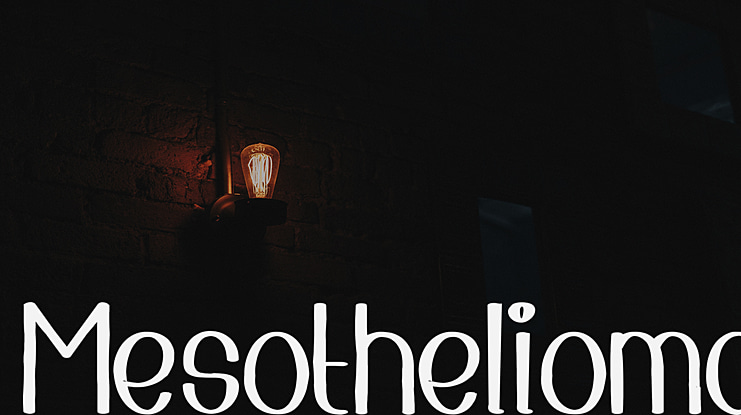 Mesothelioma Font
